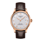 Tissot Le Locle Powermatic 80 — Silver Dial, Brown Leather Strap