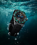 Paul Rich Aquacarbon Pro Forged Grey Sunburst — 43mm Dive Watch
