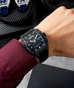 Paul Rich Astro Day & Date Galaxy Black — 42mm Quartz Dress Watch