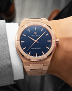 Paul Rich Frosted Star Dust II Rose Gold — 43mm Automatic or Quartz Dress Watch