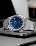 Paul Rich Frosted Star Dust II Silver — 43mm Automatic or Quartz Dress Watch