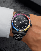 Paul Rich Rainbow Legacy Black (Limited) — 40mm Crystal-Set Quartz Watch