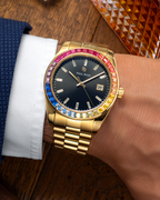 Paul Rich Rainbow Legacy Gold (Limited) — 40mm Crystal-Set Quartz Watch