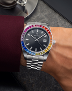 Paul Rich Rainbow Legacy Silver (Limited) — 40mm Crystal-Set Quartz Watch