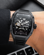 Paul Rich Astro Skeleton Galaxy Black — 42mm Automatic Skeleton Watch