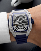 Paul Rich Astro Skeleton Lunar Silver — 42mm Automatic Skeleton Watch