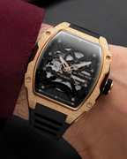 Paul Rich Astro Skeleton Eclipse Gold — 42mm Automatic Skeleton Watch