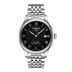 Tissot Le Locle Powermatic 80 — Black Dial, Steel Bracelet