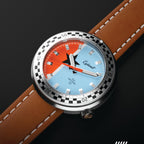 Hemel Snelway CBL — 40mm No-Lug Quartz Field Watch, Blue Dial (Seiko VH31)