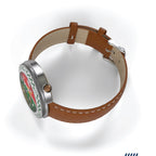 Hemel Snelway SRNM — 40mm No-Lug Quartz Field Watch, Red Dial (Seiko VH31)