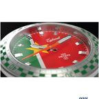 Hemel Snelway SRNM — 40mm No-Lug Quartz Field Watch, Red Dial (Seiko VH31)