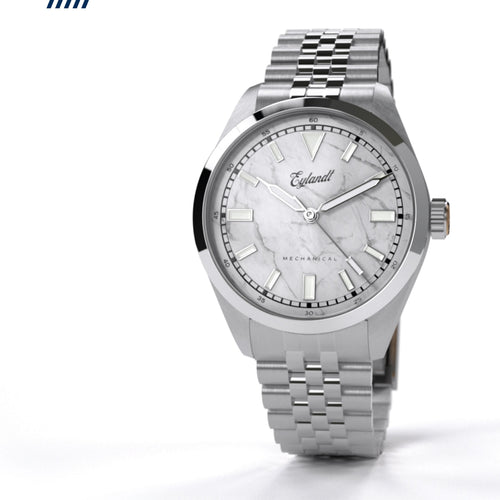 Hemel Aurelian marble-dial automatic dress watch