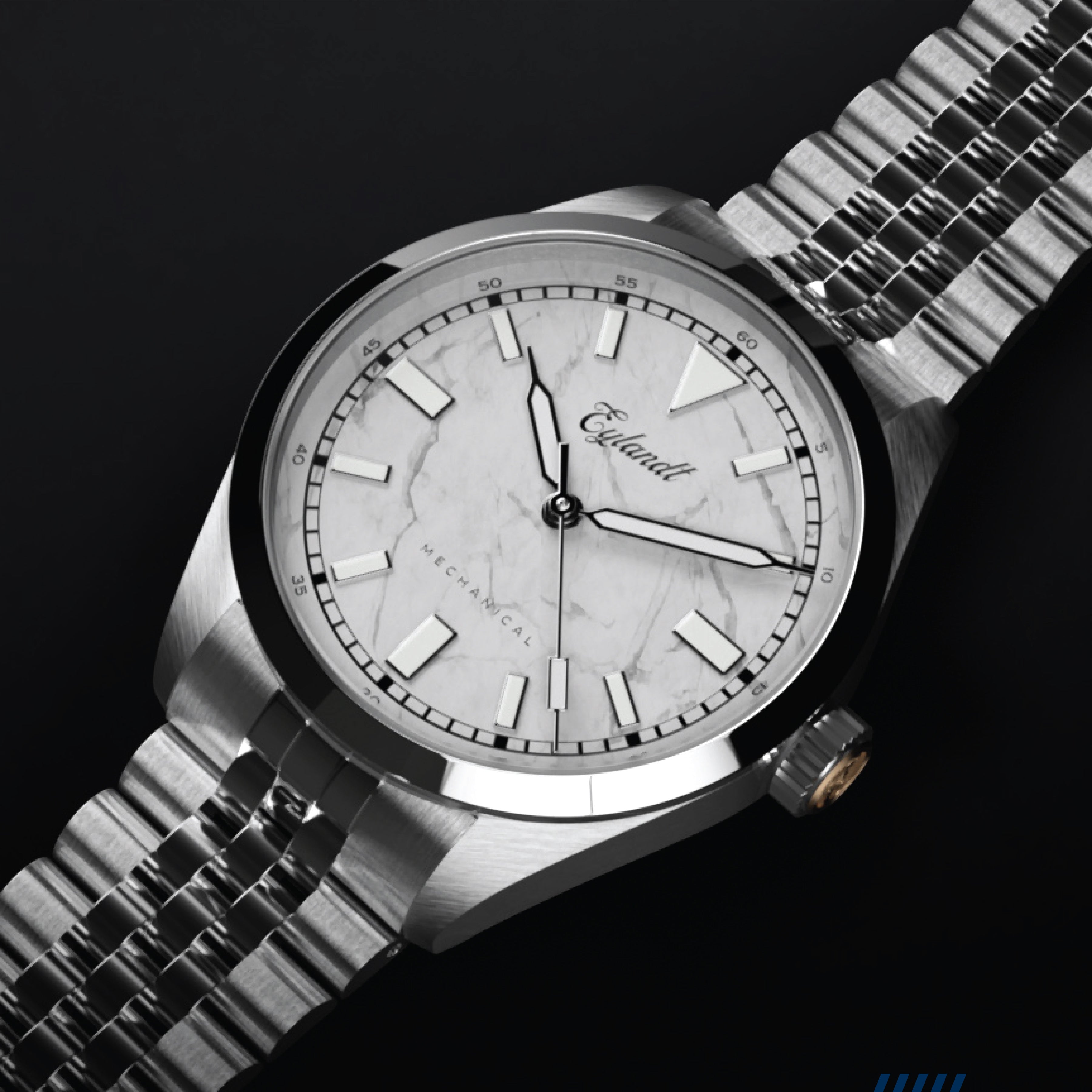 Hemel Aurelian — 40mm Automatic Marble-Dial Dress Watch (Seiko YN55A)