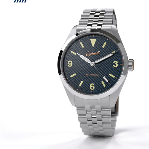 Hemel Valiant — 40mm Automatic Explorer Field Watch, Gilt Dial (Seiko YN55A)