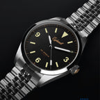Hemel Valiant — 40mm Automatic Explorer Field Watch, Gilt Dial (Seiko YN55A)