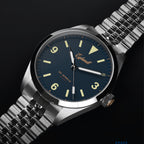 Hemel Valiant — 40mm Automatic Explorer Field Watch, Gilt Dial (Seiko YN55A)