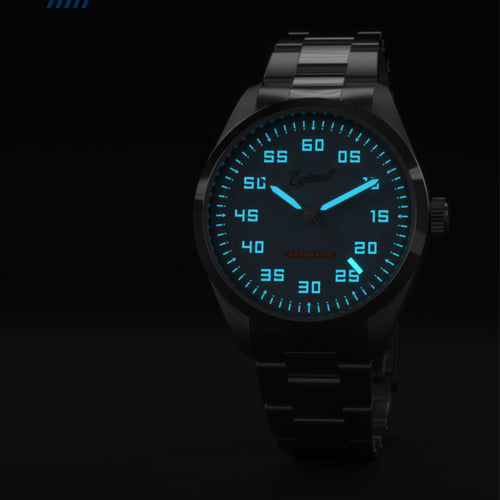 Hemel Nitro — 40mm Automatic Field Watch, Jubilee Bracelet (Seiko YN55A)