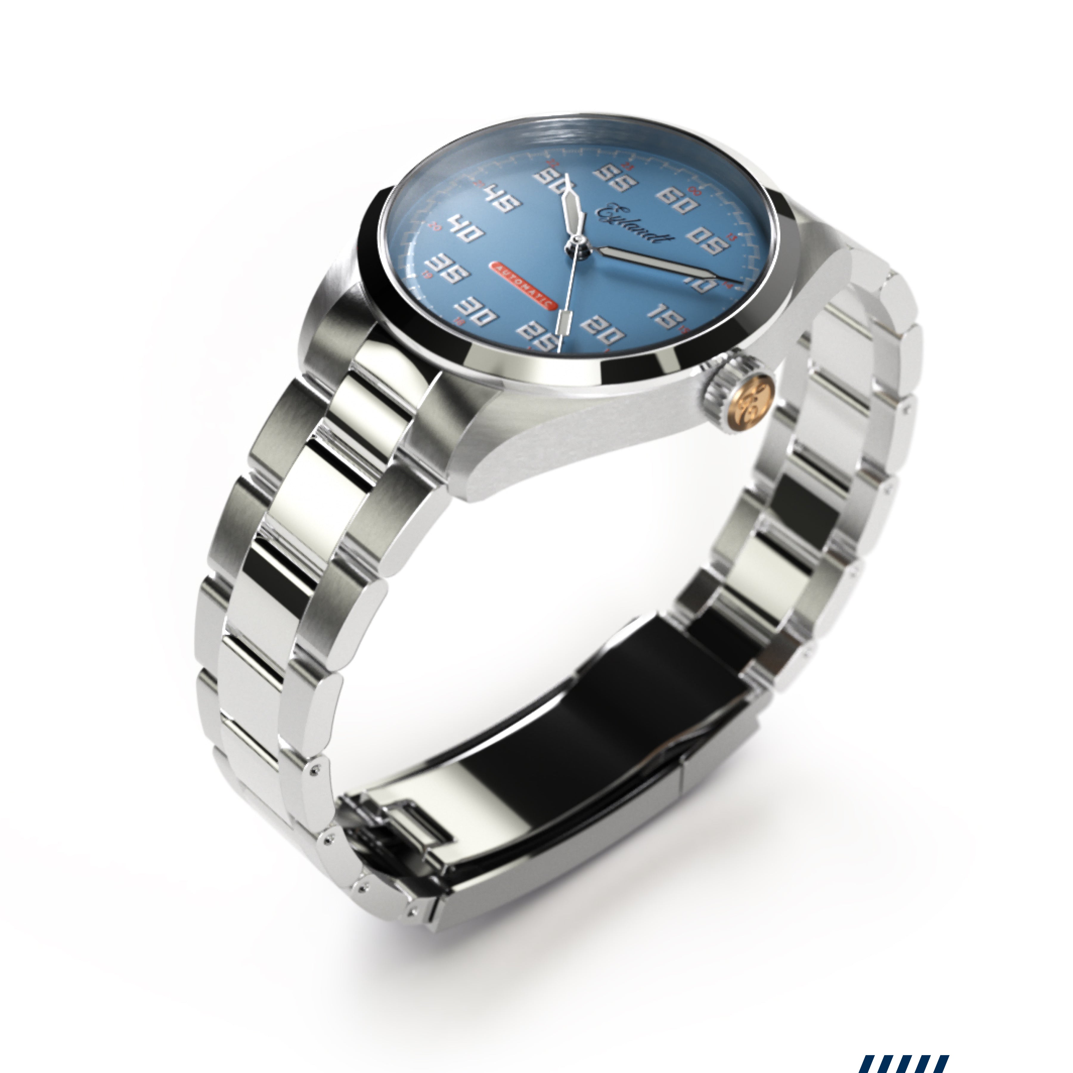 Hemel Nitro — 40mm Automatic Field Watch, Jubilee Bracelet (Seiko YN55A)