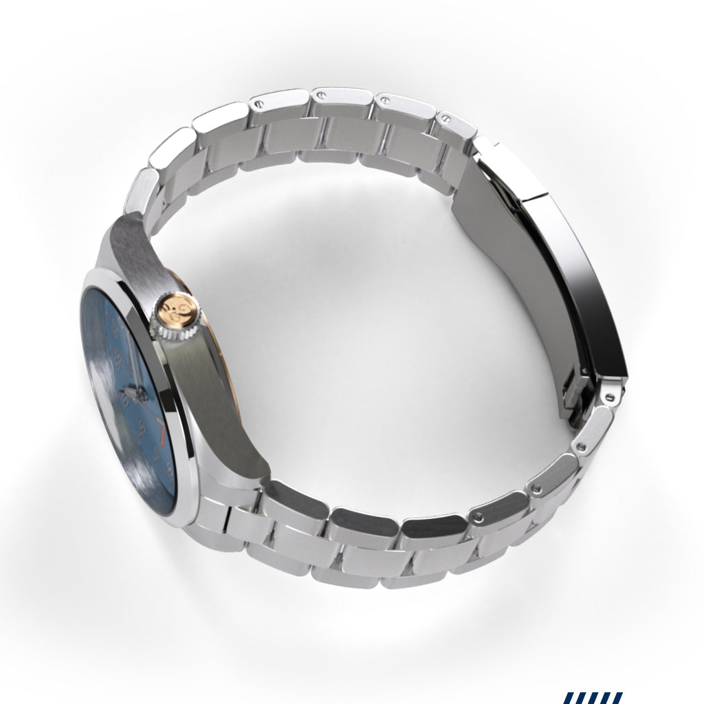Hemel Nitro — 40mm Automatic Field Watch, Jubilee Bracelet (Seiko YN55A)