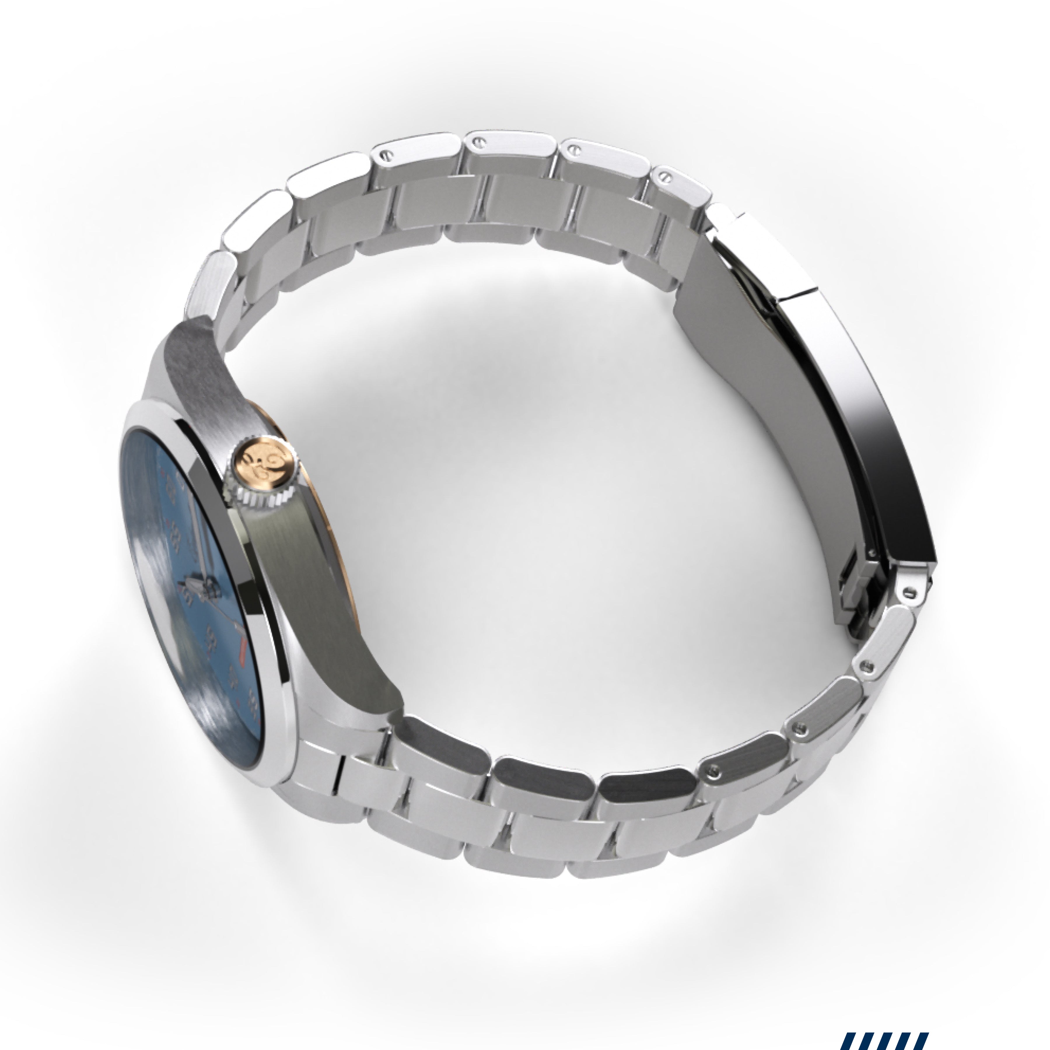 Hemel Nitro — 40mm Automatic Field Watch, Jubilee Bracelet (Seiko YN55A)