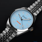 Hemel Nitro — 40mm Automatic Field Watch, Jubilee Bracelet (Seiko YN55A)