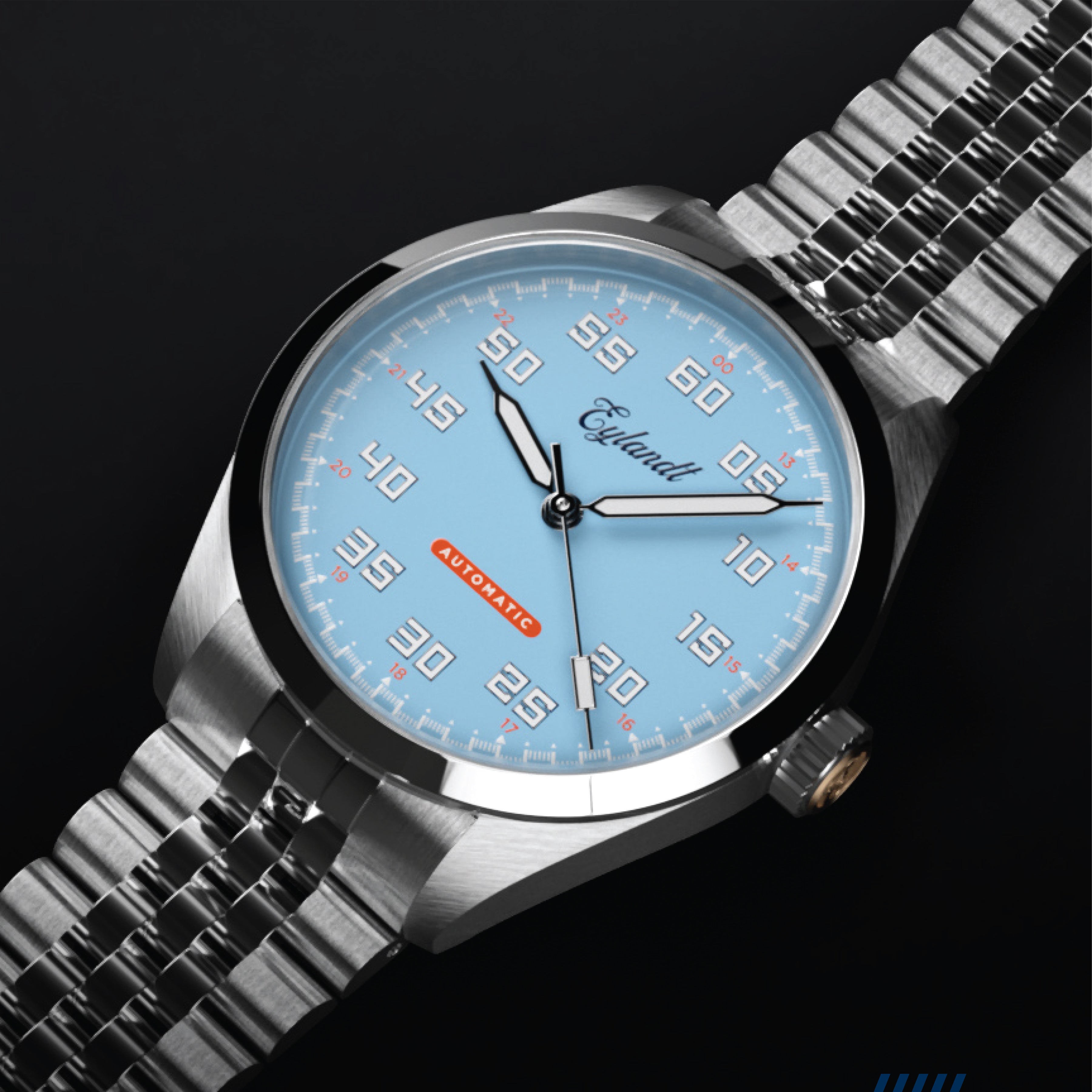 Hemel Nitro — 40mm Automatic Field Watch, Jubilee Bracelet (Seiko YN55A)