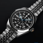 Hemel Helmsman — 40mm Automatic Field Watch, Jubilee Bracelet (Seiko YN55A)