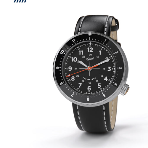 Hemel Avenger no-lug quartz GMT field watch