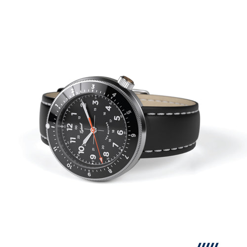 Hemel Avenger — 40mm No-Lug Quartz GMT Field Watch (Seiko VH31)