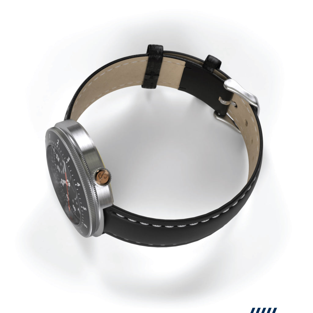 Hemel Avenger — 40mm No-Lug Quartz GMT Field Watch (Seiko VH31)