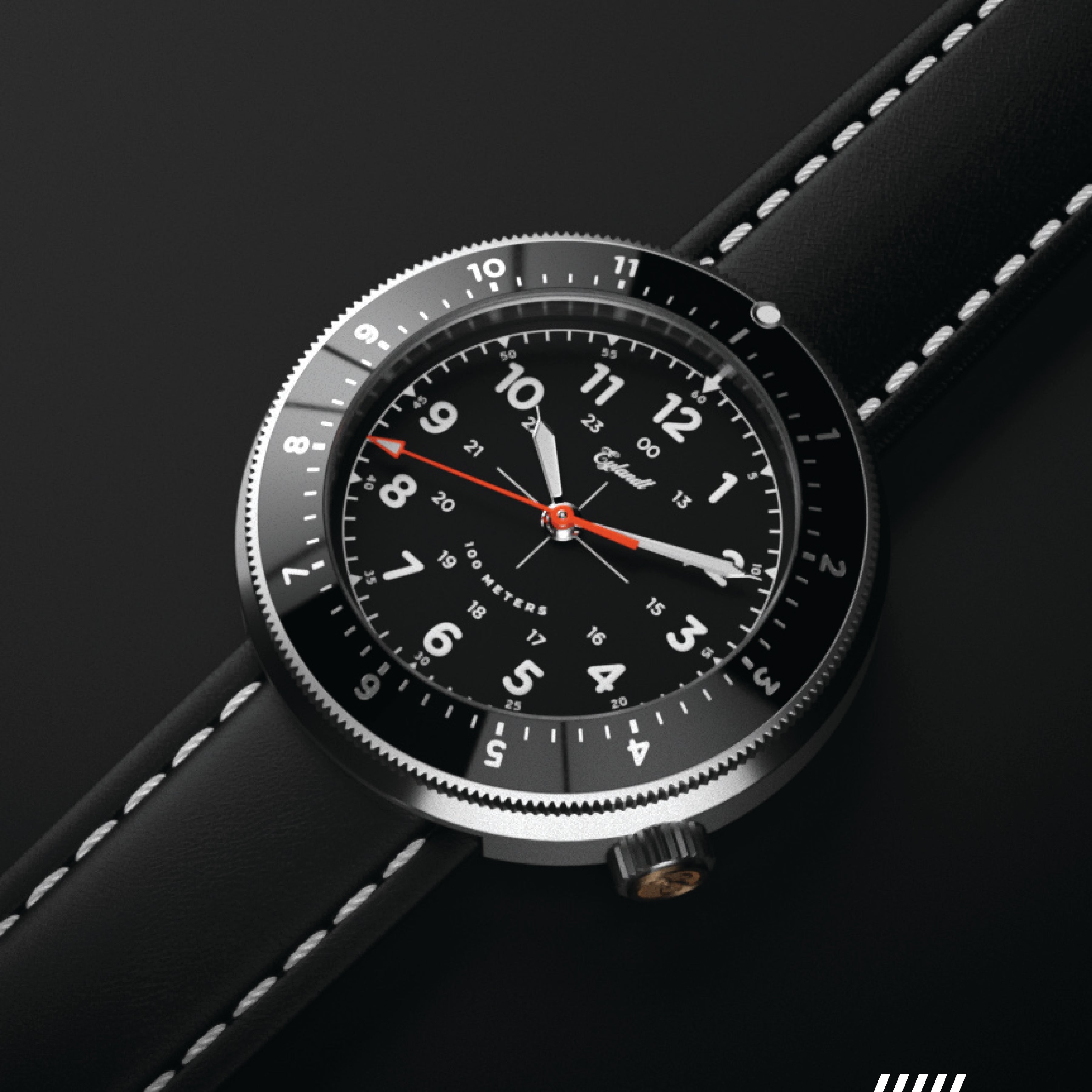 Hemel Avenger — 40mm No-Lug Quartz GMT Field Watch (Seiko VH31)