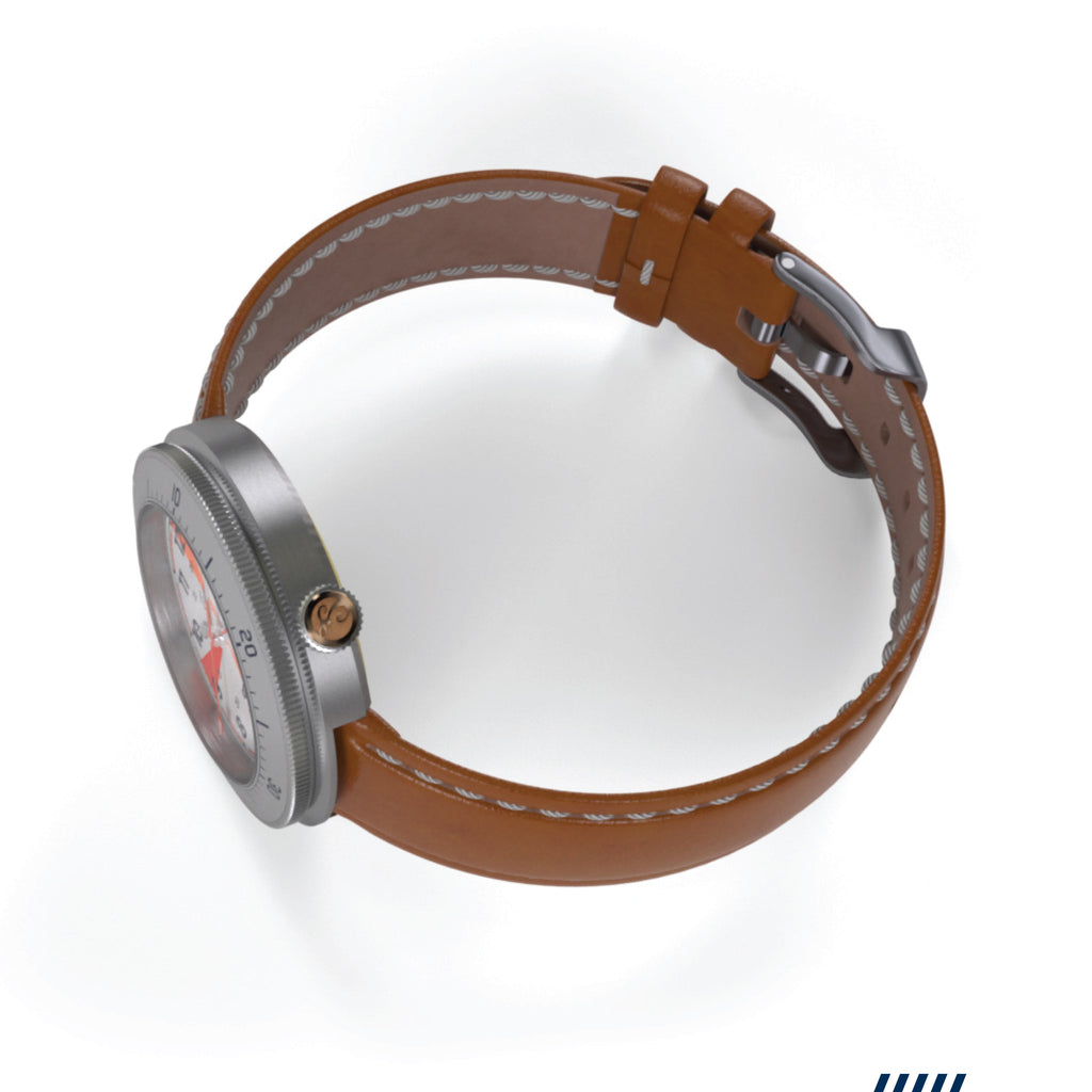 Hemel Radio Room — 40mm No-Lug Quartz Full-Lume Field Watch (Seiko VH31)