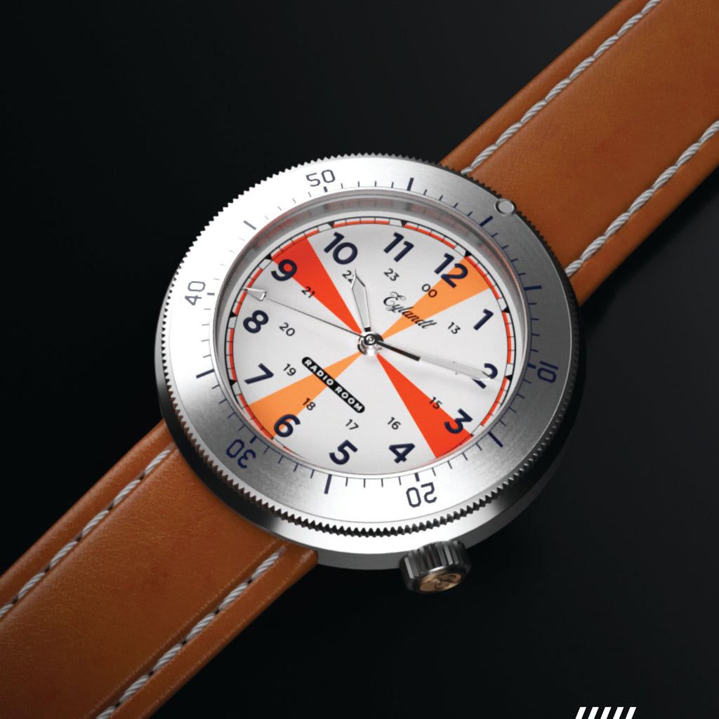 Hemel Radio Room — 40mm No-Lug Quartz Full-Lume Field Watch (Seiko VH31)