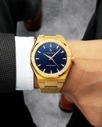 Paul Rich Frosted Star Dust II Gold — 43mm Automatic or Quartz Dress Watch