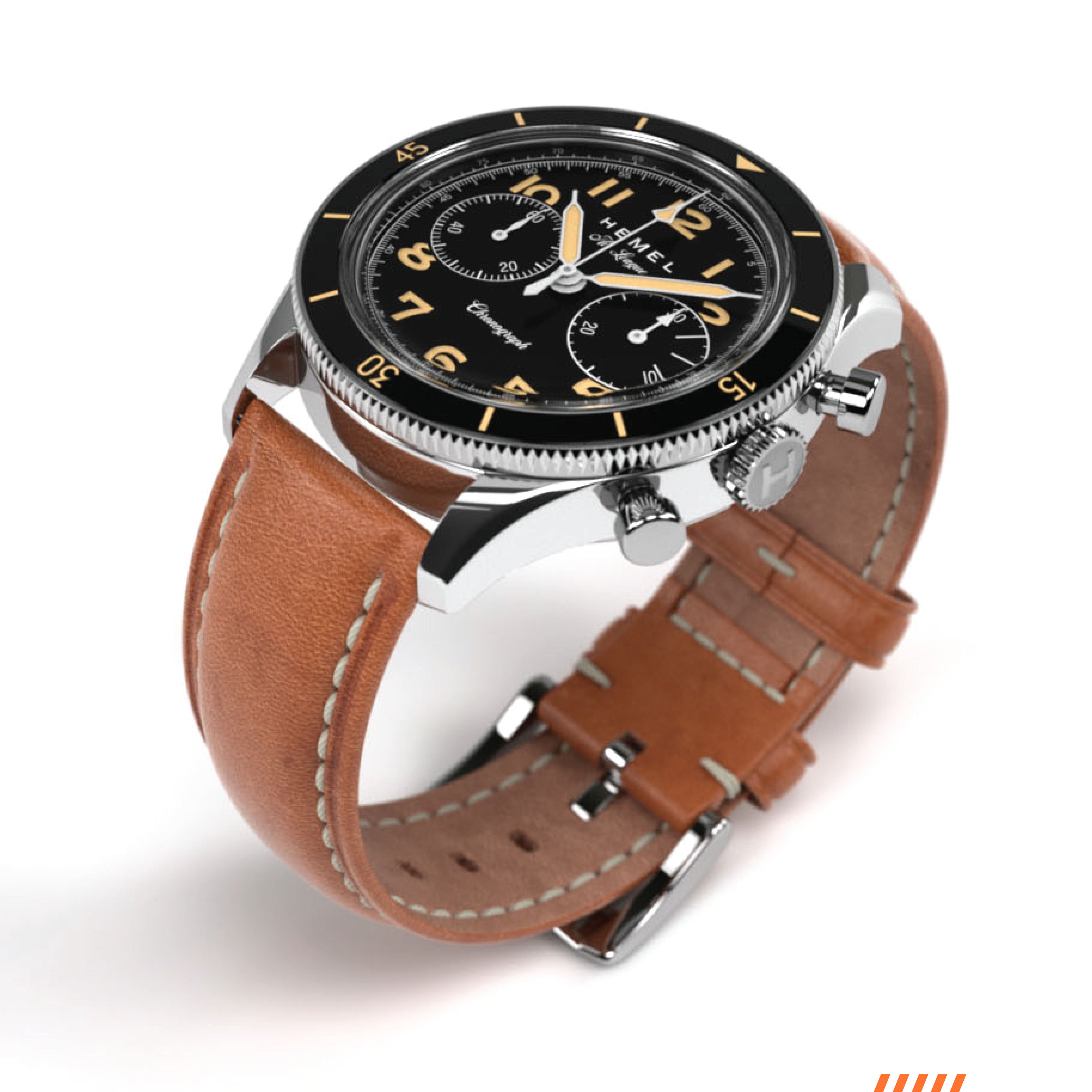 Hemel Air League Special — 40mm Hand-Wound Pilot Chronograph (ST19)