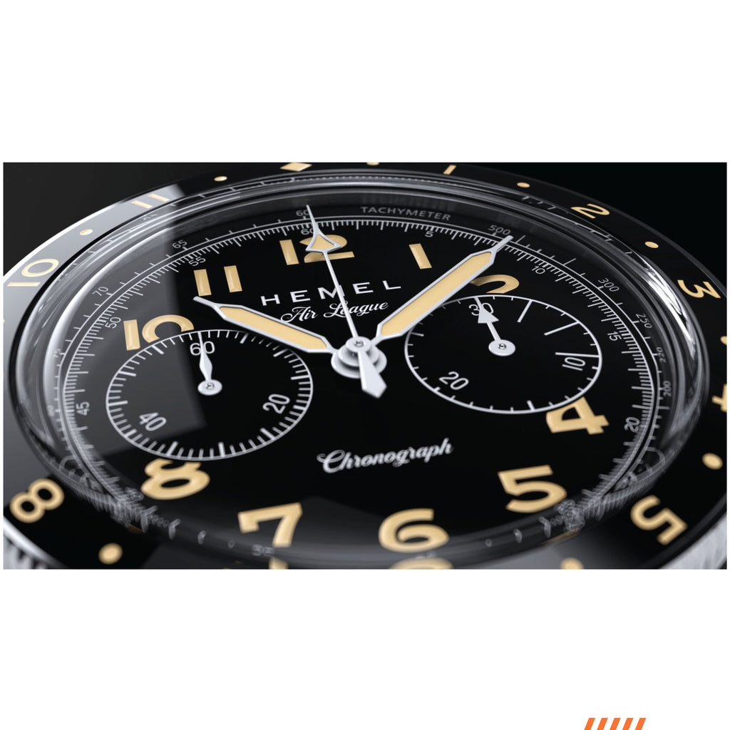 Hemel Air League Special — 40mm Hand-Wound Pilot Chronograph (ST19)