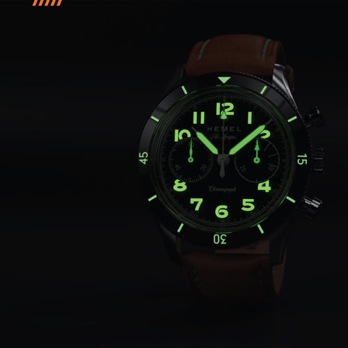 Hemel Air League Special — 40mm Hand-Wound Pilot Chronograph (ST19)