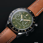 Hemel Air Wing — 40mm Hand-Wound Pilot Chronograph, Swan-Neck (ST19)