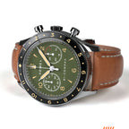 Hemel Air Wing — 40mm Hand-Wound Pilot Chronograph, Swan-Neck (ST19)