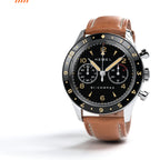 Hemel Air Wing hand-wound pilot chronograph with swan-neck regulator