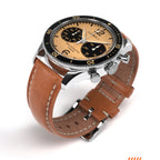 Hemel Air Defense — 40mm Hand-Wound Pilot Chronograph, Piano-Black Dial (ST19)