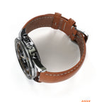 Hemel Air Defense — 40mm Hand-Wound Pilot Chronograph, Piano-Black Dial (ST19)
