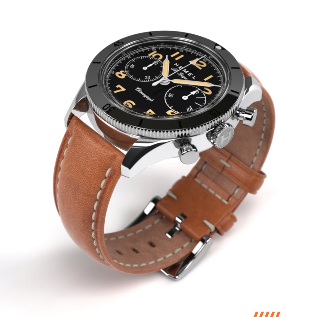 Hemel Air League Special — 40mm Hand-Wound Pilot Chronograph (ST19)