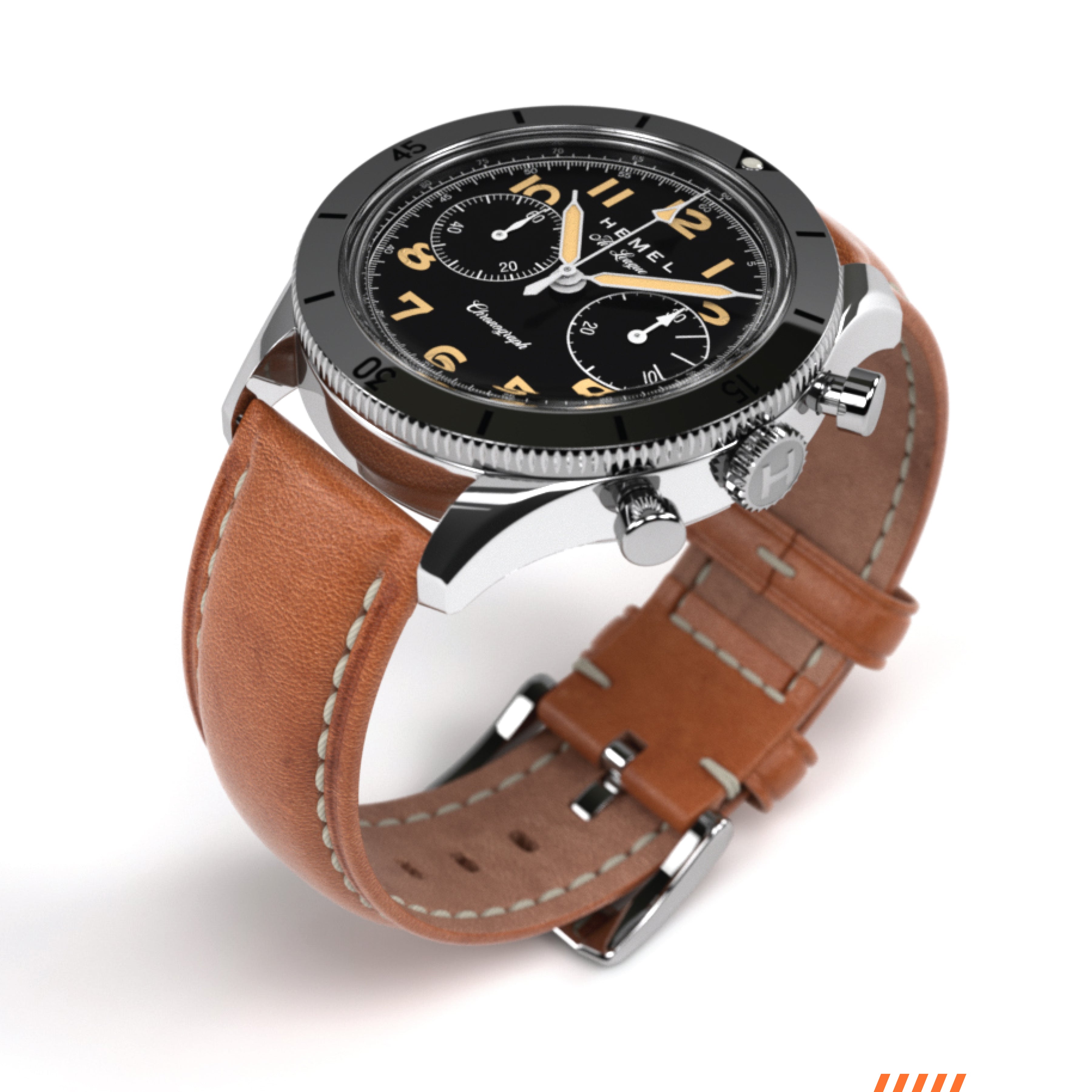 Hemel Air League Special — 40mm Hand-Wound Pilot Chronograph (ST19)