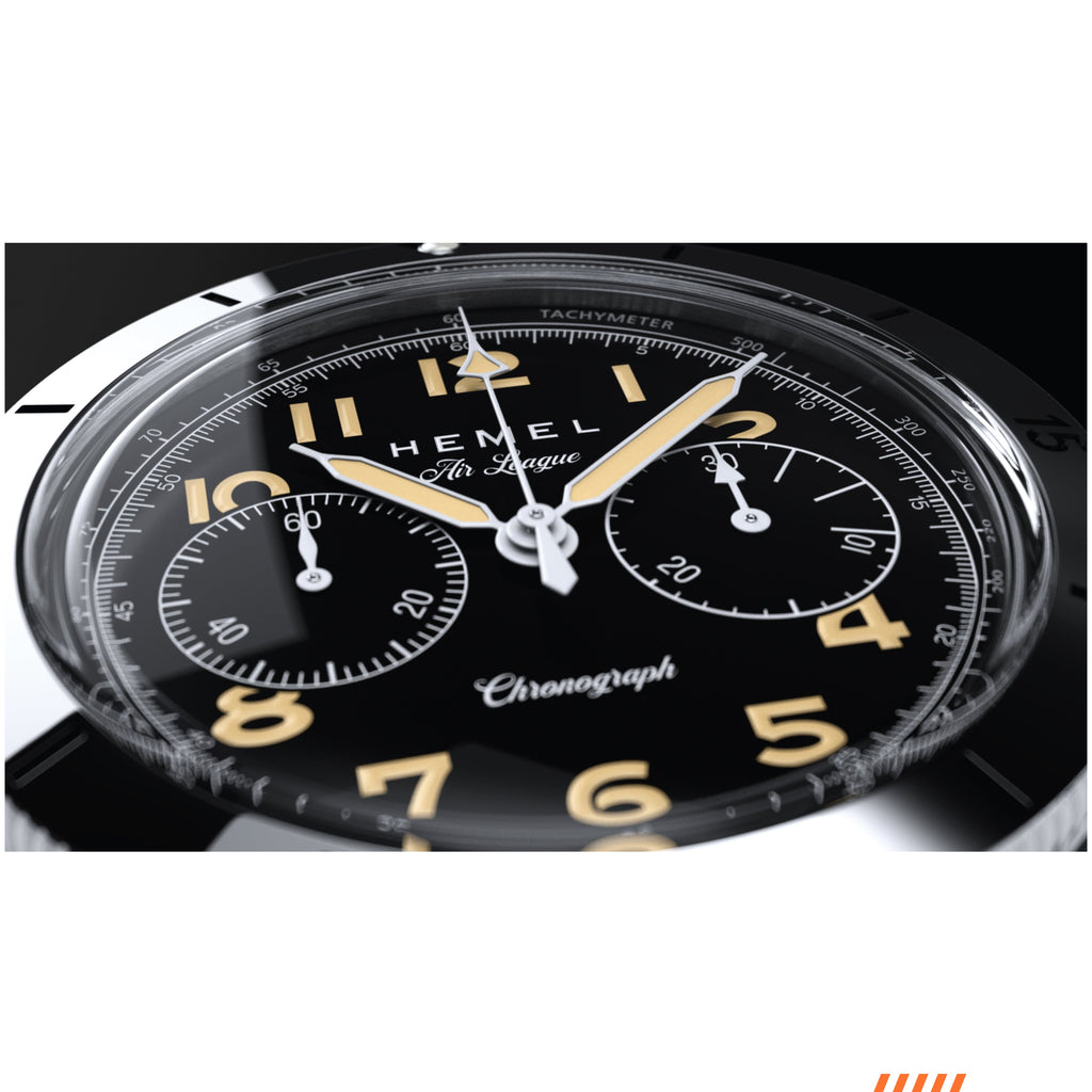 Hemel Air League Special — 40mm Hand-Wound Pilot Chronograph (ST19)