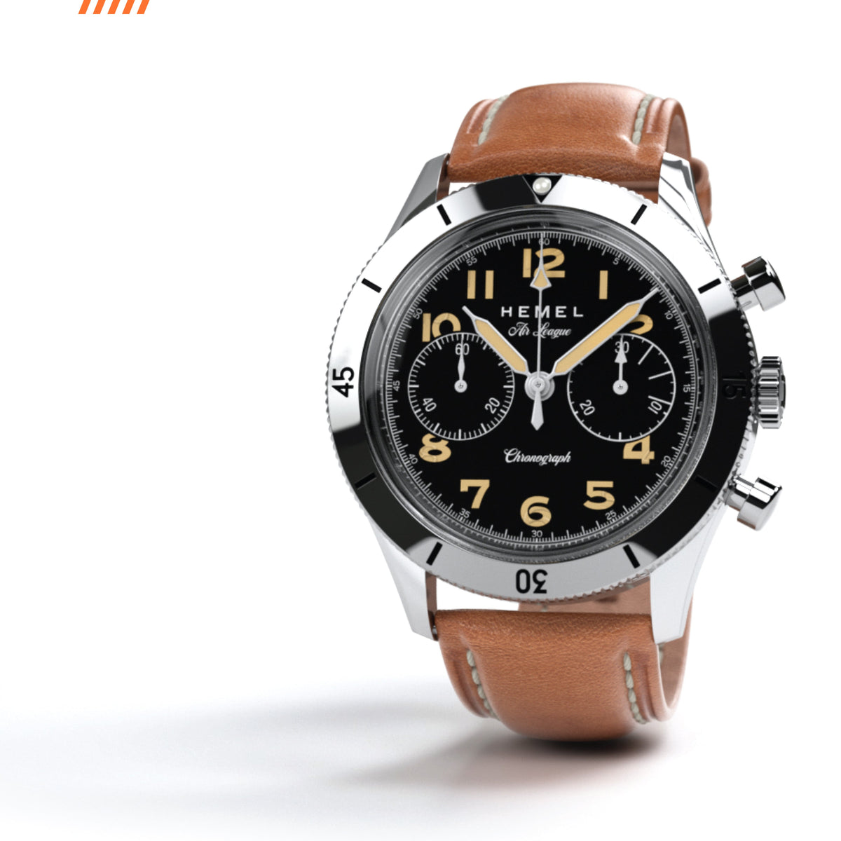 Hemel Air League Special — 40mm Hand-Wound Pilot Chronograph (ST19)