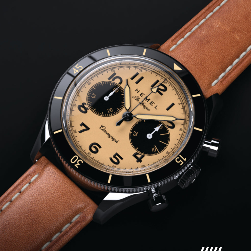 Hemel Air League Special — 40mm Hand-Wound Pilot Chronograph (ST19)