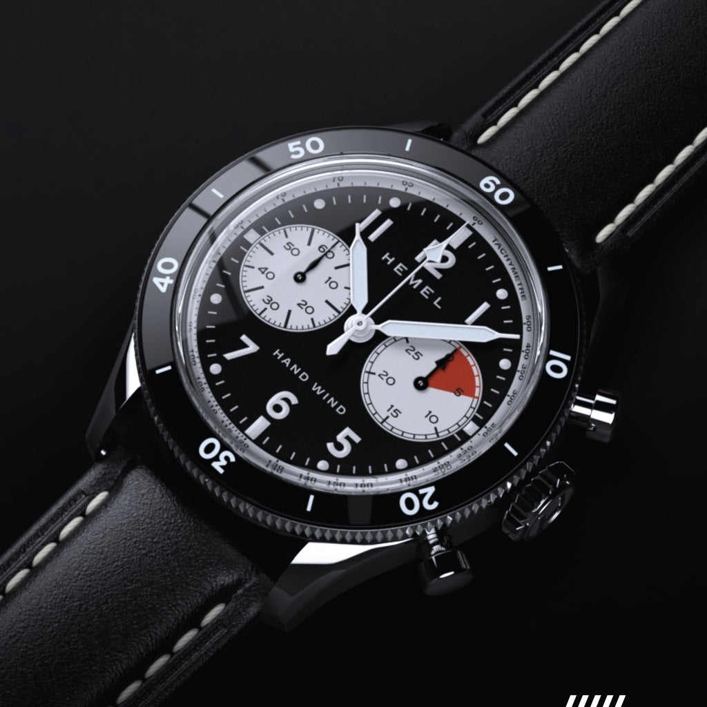 Hemel Airstream — 40mm Hand-Wound Pilot Chronograph (ST19)