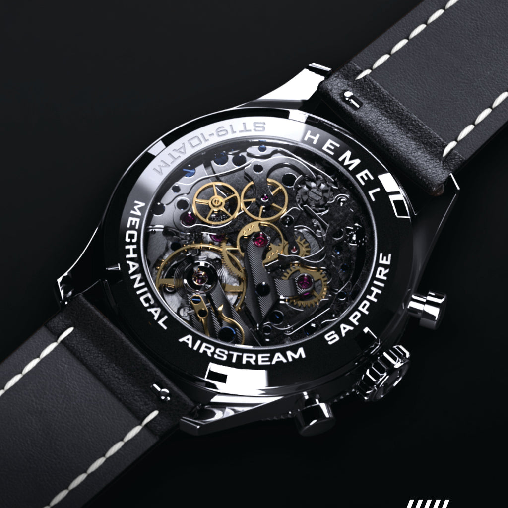 Hemel Airstream — 40mm Hand-Wound Pilot Chronograph (ST19)