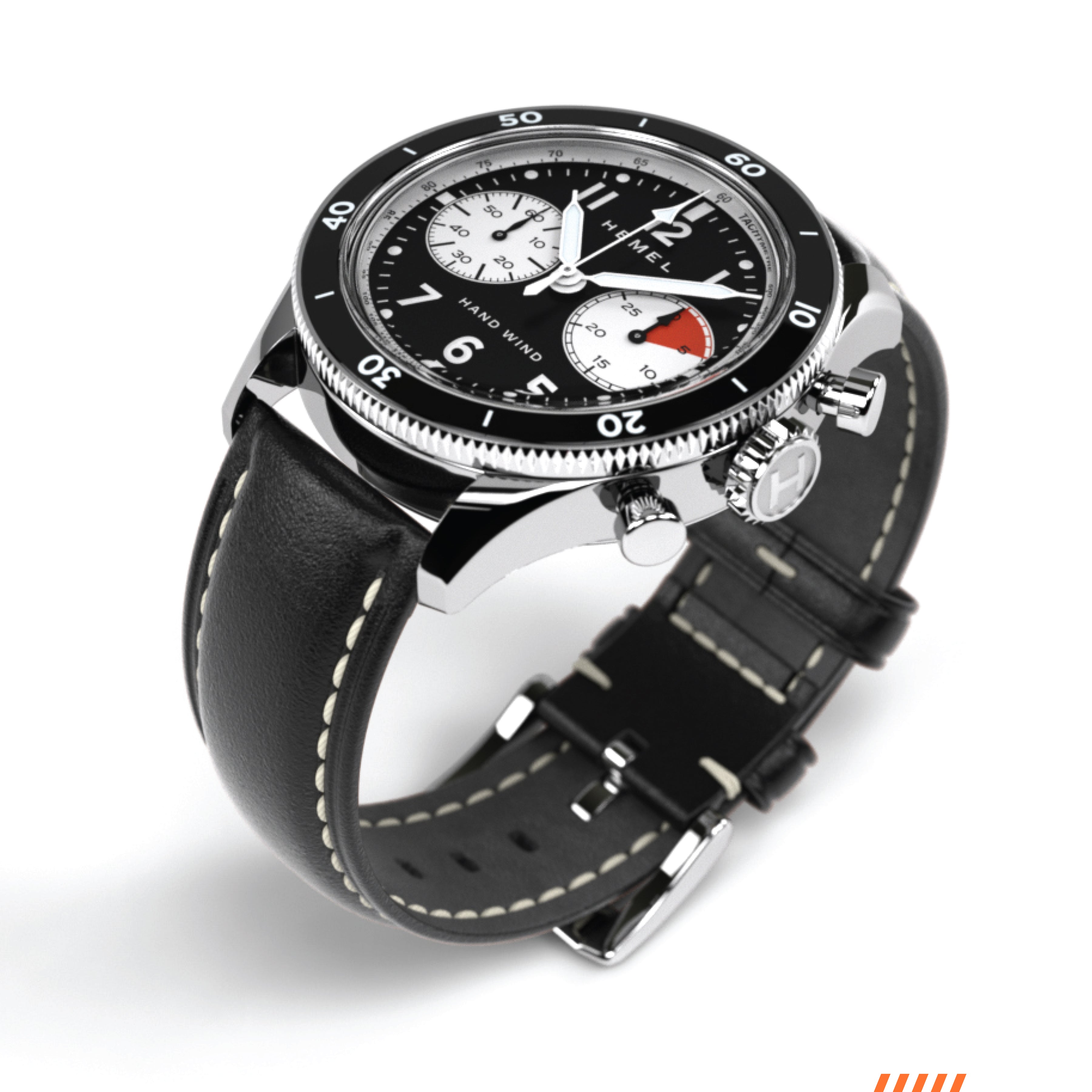 Hemel Airstream — 40mm Hand-Wound Pilot Chronograph (ST19)